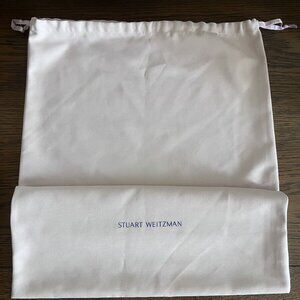 Stuart Weitzman Blush Pink Drawstring Shoe Boot Dust Bag 25.5" x 17"